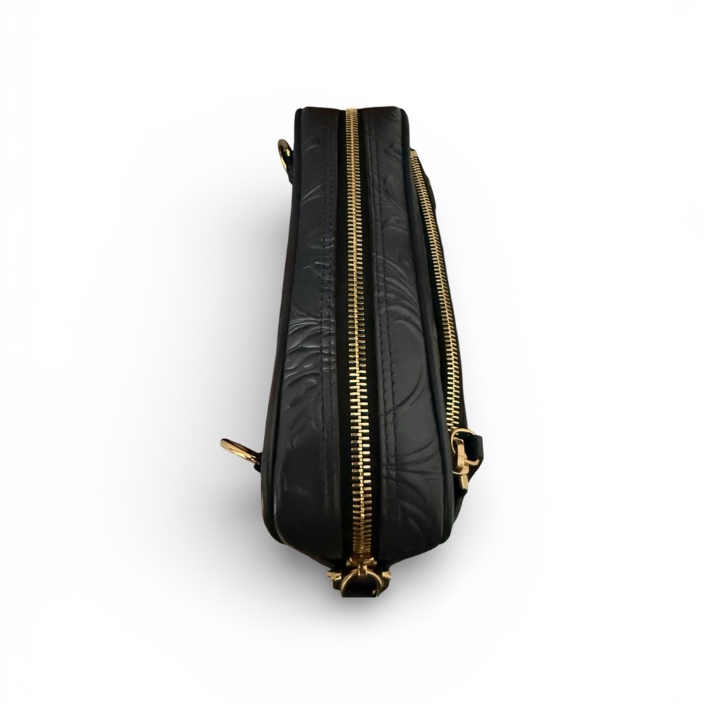 NWT! Versace Black Embossed 3 Way Bag w/ RFID - Picture 9 of 9
